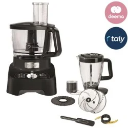 Moulinex Double Force Food Processor 1000 Watts 3 Liters - Black